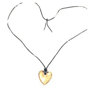 Swarovski heart pendant